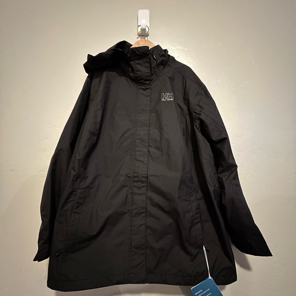 Helly Hansen Black Rainwear Jacket